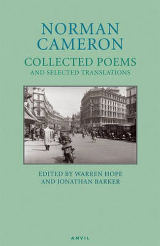 Cover image for Norman Cameron: Collected Poems and Selected Translations