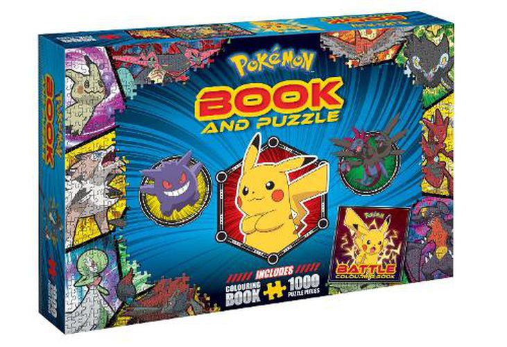 Cover image for Pokemon: Adult Book and Puzzle (1000 Pieces)