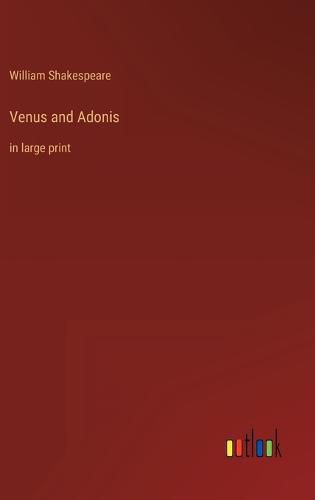 Cover image for Venus and Adonis