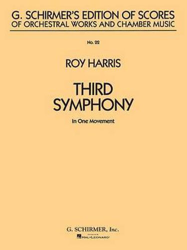 Cover image for Third Symphony in One Movement