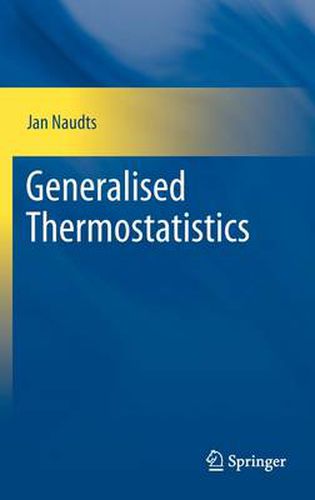 Cover image for Generalised Thermostatistics