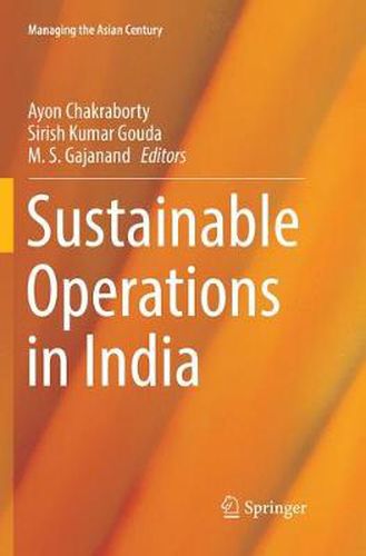 Cover image for Sustainable Operations in India