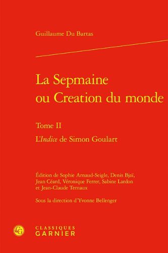 Cover image for La Sepmaine Ou Creation Du Monde. Tome II
