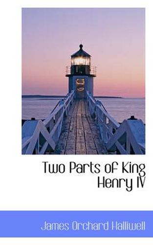 Cover image for Two Parts of King Henry IV