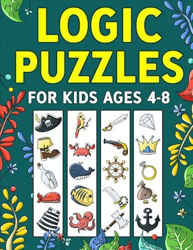 Cover image for Logic Puzzles for Kids Ages 4-8