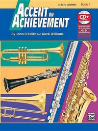 Cover image for Accent On Achievement, Book 1 (Eb Clarinet)