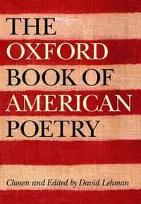 Cover image for The Oxford Book of American Poetry
