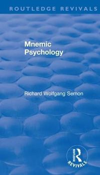 Cover image for Mnemic Psychology