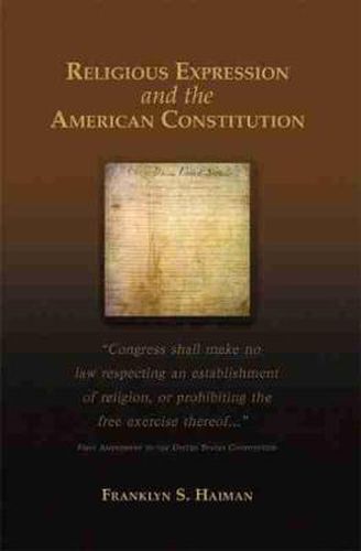 Cover image for Religious Expression and the American Constitution