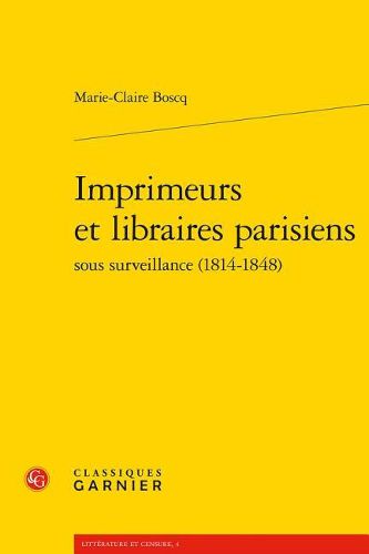 Cover image for Imprimeurs Et Libraires Parisiens
