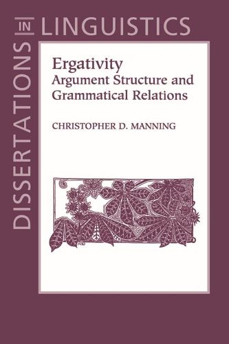 Cover image for Ergativity: Argument Structure and Grammatical Relations