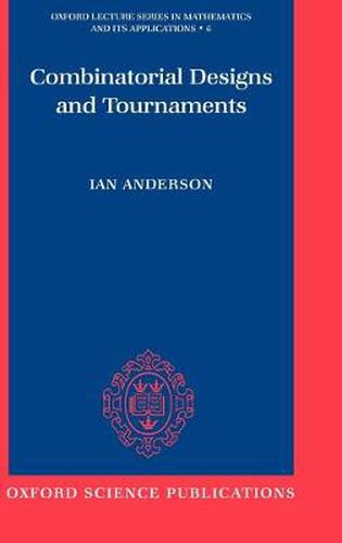 Combinatorial Designs and Tournaments