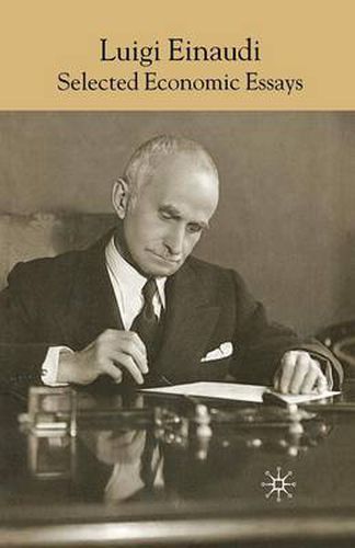 Cover image for Luigi Einaudi: Selected Economic Essays