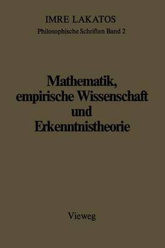 Mathematik, Empirische Wissenschaft Und Erkenntnistheorie