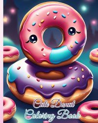 Cover image for Cute Donut Coloring Book