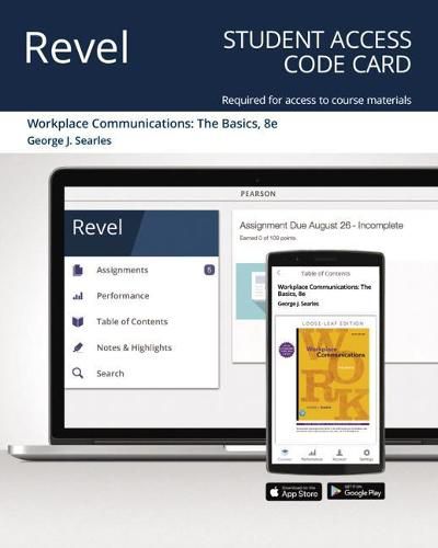 Cover image for Revel for Workplace Communications: The Basics -- Access Card