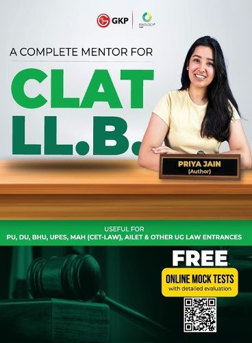 Cover image for CLAT LLB 2024 Guide by Gautam Puri & Priya Jain