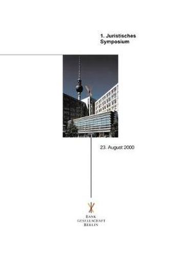 Cover image for Juristisches Symposium der Bankgesellschaft Berlin