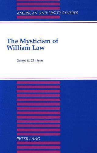 Cover image for The Mysticism of William Law