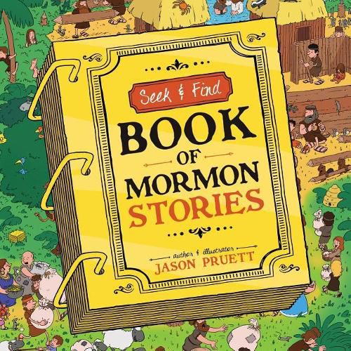 Cover image for Seek and Find: Book of Mormon Stories (Board Book)