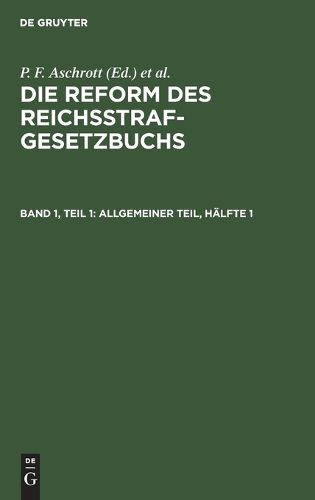 Cover image for Allgemeiner Teil, Haelfte 1