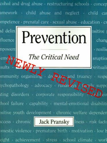 Cover image for Prevention: The Critical Need