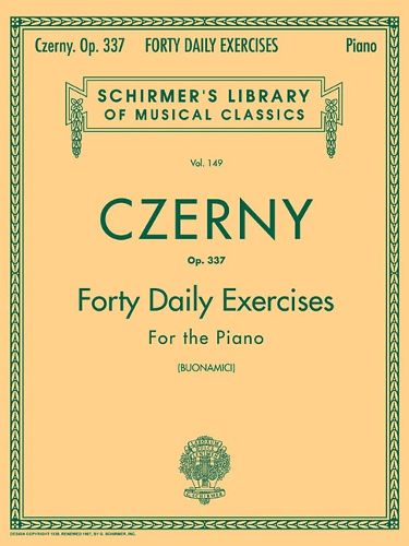 Cover image for Forty Daily Exercises Op.337