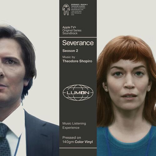 Cover image for Severance: Season Two (Apple Original Series Soundtrack) - Theodore Shapiro (Clear Vinyl)