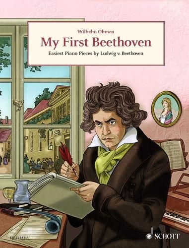 Cover image for My First Beethoven: Easiest Piano Pieces by Ludwig Van Beethoven