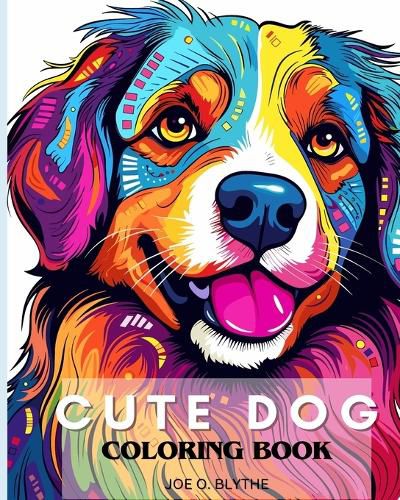 Cover image for Cute Dogs Coloring Book for Kids