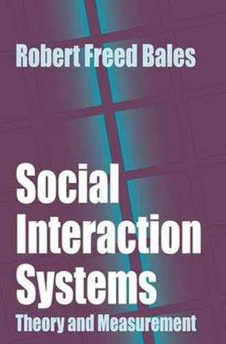 Cover image for Social Interaction Systems: Theory and Measurement