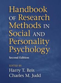 Cover image for Handbook of Research Methods in Social and Personality Psychology