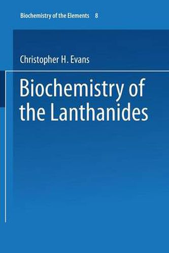 Biochemistry of the Lanthanides