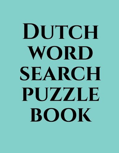 Cover image for Dutch word search puzzle book