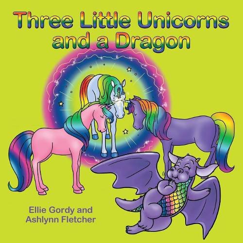 Cover image for Three Little Unicorns and a Dragon