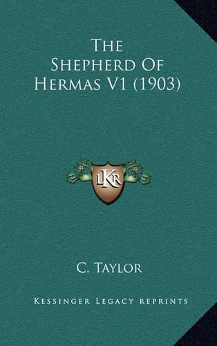 Cover image for The Shepherd of Hermas V1 (1903)