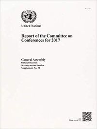 Cover image for Report of the Committee on Conferences for 2017