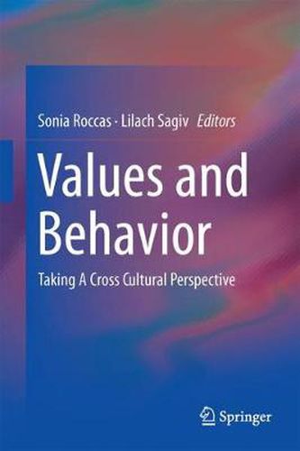 Cover image for Values and Behavior: Taking a Cross Cultural Perspective