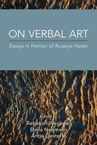 Cover image for On Verbal Art: Essays in Honour of Ruqaiya Hasan