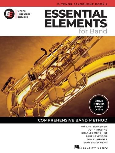 Cover image for Essential Elements for Band - Bb Tenor Sax Book 2