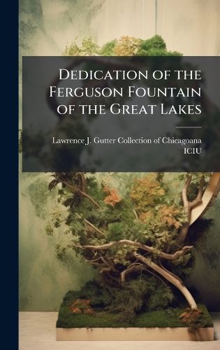 Cover image for Dedication of the Ferguson Fountain of the Great Lakes