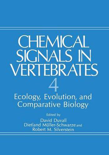 Cover image for Chemical Signals in Vertebrates 4: Ecology, Evolution, and Comparative Biology