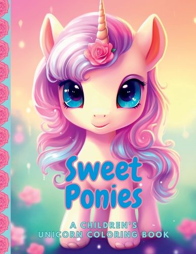 Cover image for Sweet Ponies A Children's Unicorn Coloring Book