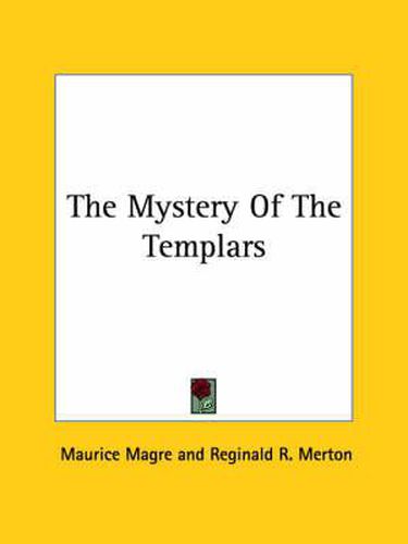 Cover image for The Mystery of the Templars