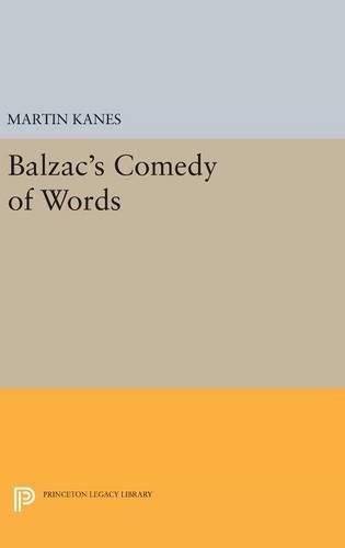 Cover image for Balzac's Comedy of Words