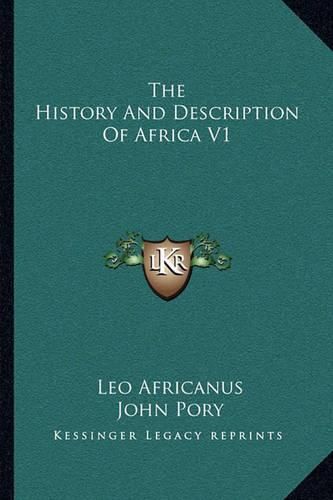 Cover image for The History and Description of Africa V1
