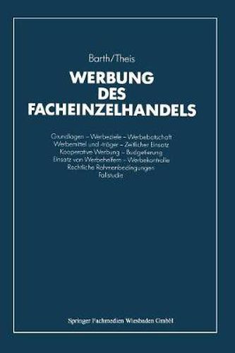 Werbung Des Facheinzelhandels