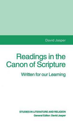 Cover image for Readings in the Canon of Scripture: Written for our Learning