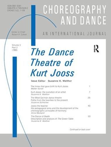 Cover image for The Dance Theatre of Kurt Jooss