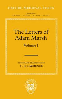 Cover image for The Letters of Adam Marsh